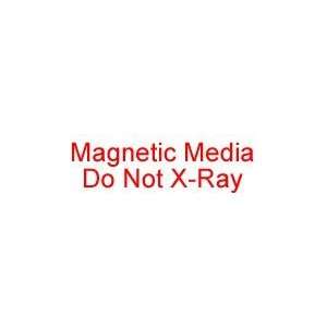   MAGNETIC MEDIA DO NOT X RAY Rubber Stamp for mail use