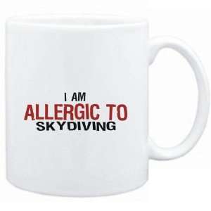   Mug White  ALLERGIC TO Skydiving  Sports