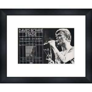 DAVID BOWIE Stage   Custom Framed Original Ad   Framed 