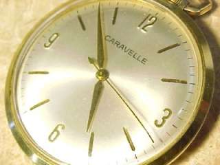 Caravelle ~ Vintage 7 Jewel Pocket Watch  