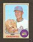 1968 Topps #437 Don Cardwell New York Mets NM/MINT
