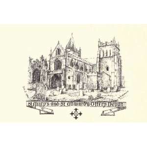   Greetings Card St Marys And St Edwards Ottery Devon