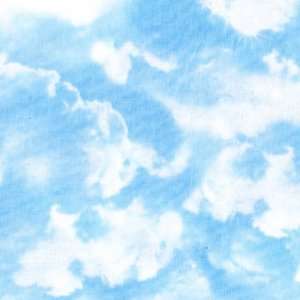  Clouds quilt fabric by Timeless Treasures, Blue skies and 