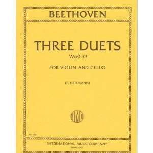  Beethoven, Ludwig   3 Duets WoO 27 for Violin and Cello 