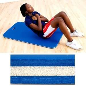 Dual Density Foam Yoga and Pilates Exercise Mat Sports 