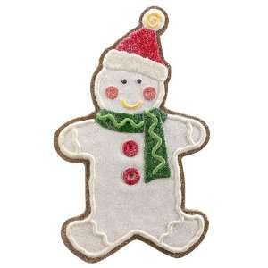   Kisses Glitter Snowman Cookie Christmas Ornament 