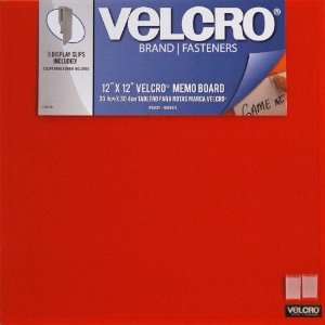  Velcro 12x12 Inches Bulletin Board, Frameless, Orange Loop 