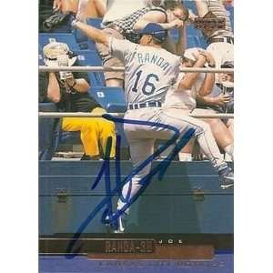  Joe Randa Signed Kansas City Royals 2000 UD Card 