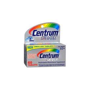 Centrum Multivitamin/Multimineral Silver, 60 Tablets (Pack of 3)