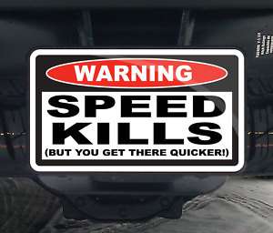 Speed Kills Hitch Cover Jeep Wrangler 4x4 CJ TJ YJ XJ X  