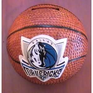 Money Bank   NBA Dallas Mavericks Basketball Coin tank