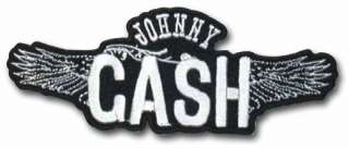 Official Johnny Cash patch. Embroidered iron on style. measures4 1/2 