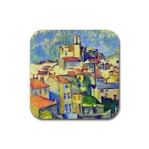  Gardanne By Paul Cezanne Square Coasters   Set of 4 
