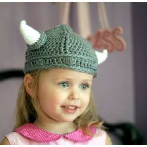 Milk protein cotton yarn handmade viking hat   fits 1 3 year old 
