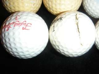   OF 8 GOLF BALLS FLYING LADY DUNLAP X OUT BALL TITLEIST SPALDING  