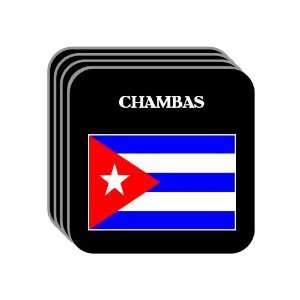  Cuba   CHAMBAS Set of 4 Mini Mousepad Coasters 