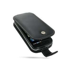  PDair Black Leather Flip Style Case for Samsung Epic 4G 