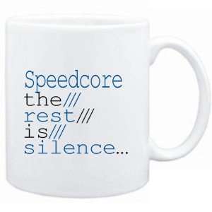  Mug White  Speedcore the rest is silence  Music 