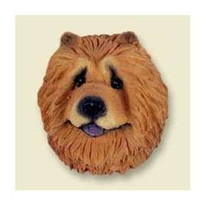 Chow Chow Dog Magnet   Red 