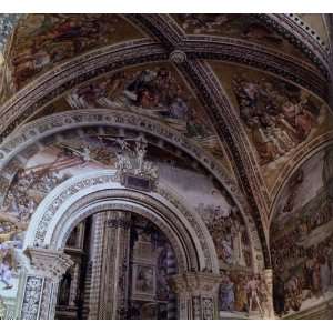   32 x 30 inches   View of the Frescoes in the Chape