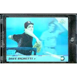  1992 Upper Deck HoloGram # 42 Dave Righetti San Francisco 