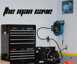 the man cave Vinyl Wall Decal Lettering Decor Man Room  