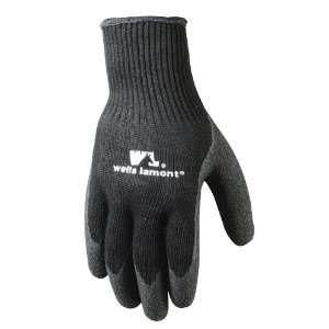   526M Latex Coated Winter Work Gloves, Thick Acrylic Shell, Black, M
