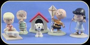 Lenox Celebrate Peanut 60 Years Figurines Set of 6 Snoopy Charlie 