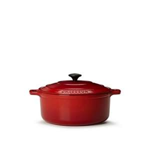  Chasseur 5.5 Qt. Round Casserole with Lid, Red Kitchen 