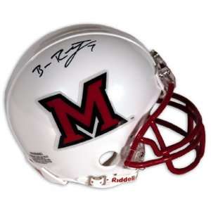 Ben Roethlisberger Miami University Redhawks Autographed Mini Helmet 