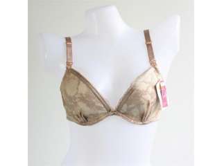 Motherhood Maternity Nursing Bra Underwire with Lace Apricot Color 