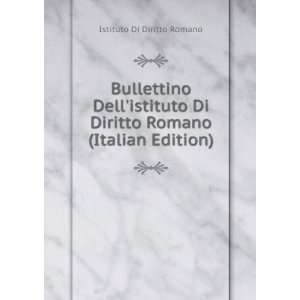   Di Diritto Romano (Italian Edition) Istituto Di Diritto Romano Books