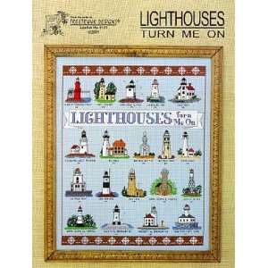  Lighthouses Turn Me On   Cross Stitch Pattern Arts 