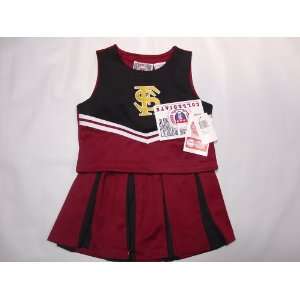 Florida State Seminoles NCAA 2pc Tank Cheerleader Dress size 4  
