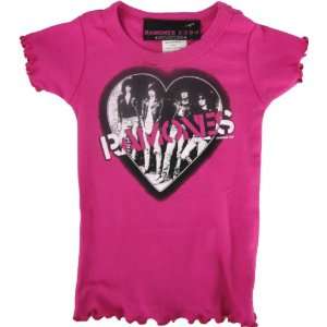  Ramones Girls Infant/Toddler Ruffle T Shirt Baby