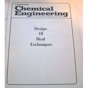  Chemical Engineering   Design of Heat Exchangers (Design 