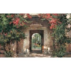  Flowered Doorway   Cyrus Afsary 36x24