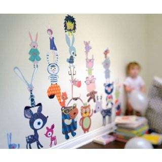 Pop and Lolli Cutesy Characters Fantasy Forest Critters Wall Stickers