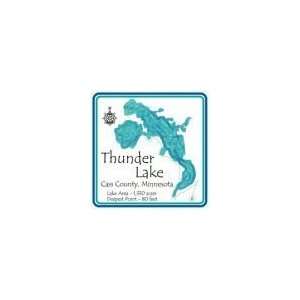  Thunder 4.25 Square Absorbent Coaster