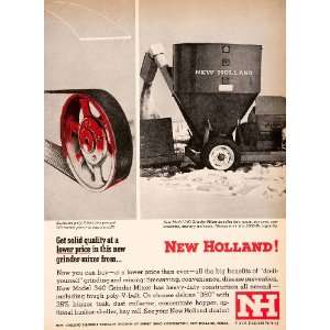  1964 Ad New Holland Machine Grinder Mixer Farm Equipment 