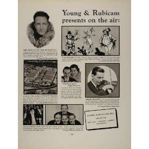  1934 Ad Young Rubicam Radio Show Wizard of Oz Jell O 