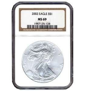  2002 Silver American Eagle MS69