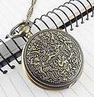 Womans form bronze pocket watch chain necklace pendant jewelry for 