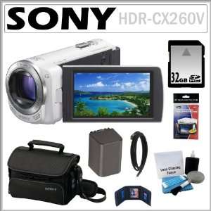  Sony HDR CX260V 16GB HD Handycam Camcorder with 8.9MP and 