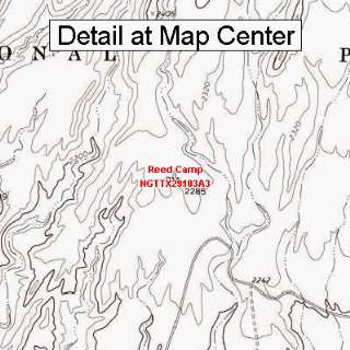  USGS Topographic Quadrangle Map   Reed Camp, Texas (Folded 
