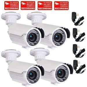  VideoSecu 4 Pack SONY Effio CCD Home CCTV Video IR Zoom 