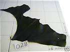 COWHIDE LEATHER CHAP SCRAP REPAIR PIECES Black 32 x  