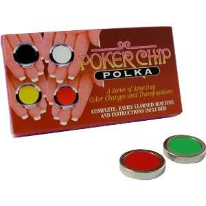  Poker Chip Polka Magic Trick Toys & Games
