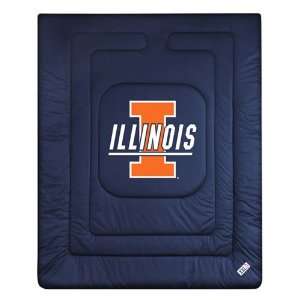   Illini NCAA Locker Room Collection Bed Comforter