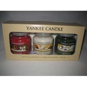  Yankee Candle Company Holiday Jar Candle Set   Gift Box of 